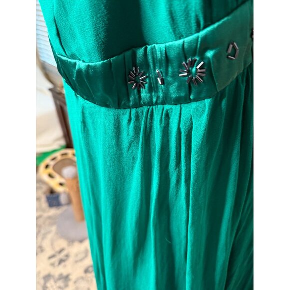 Signature Robbie Bee Baby Doll Y2K Silk Maxi Dress Whimsigoth RenFest Fairy 16 - Picture 3 of 12